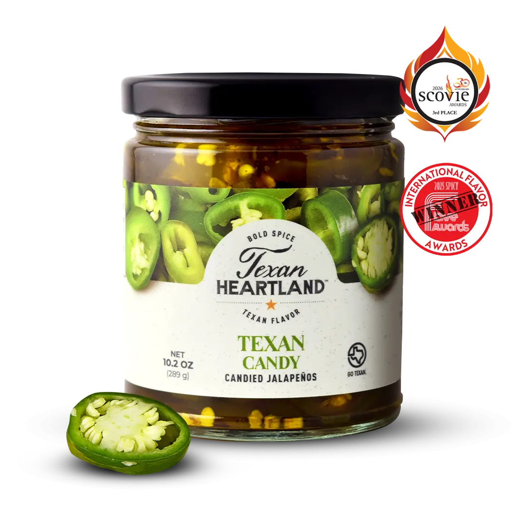 Texan Heartland Texan Candy Candied Jalapenos