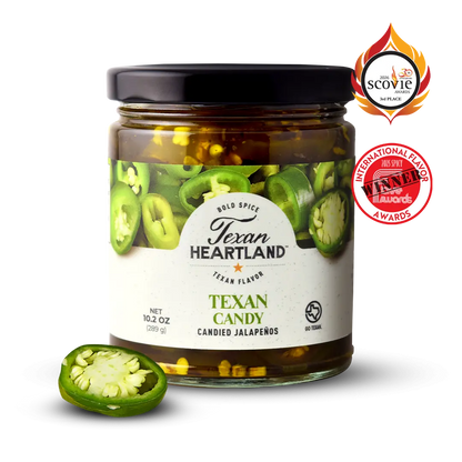 Texan Heartland Texan Candy Candied Jalapenos