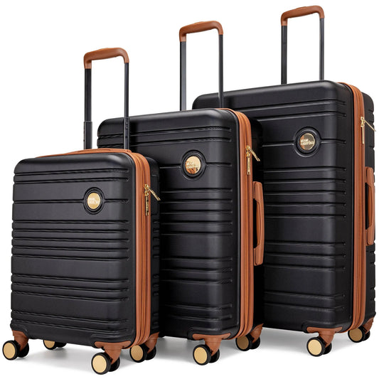 Miami Carry On  Brickell 3 Piece Expandable Retro Luggage Set