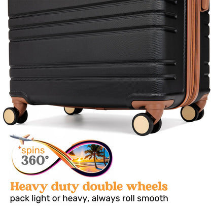 Miami Carry On  Brickell 3 Piece Expandable Retro Luggage Set