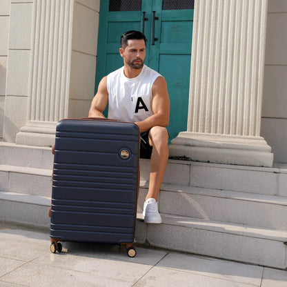 Miami Carry On  Brickell 3 Piece Expandable Retro Luggage Set