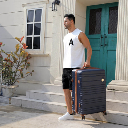 Miami Carry On  Brickell 3 Piece Expandable Retro Luggage Set