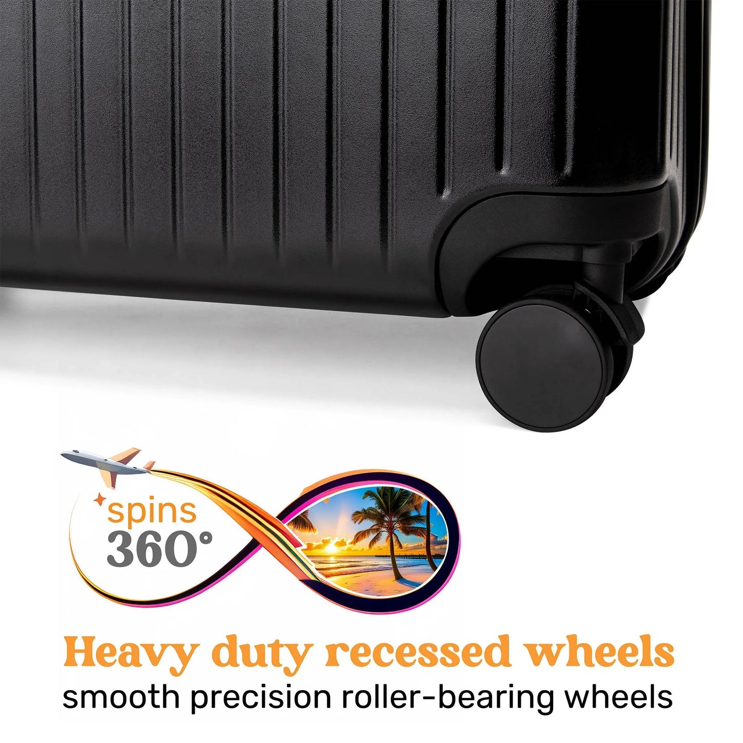 Miami Carry On Ocean Polycarbonate Carry-On Suitcase
