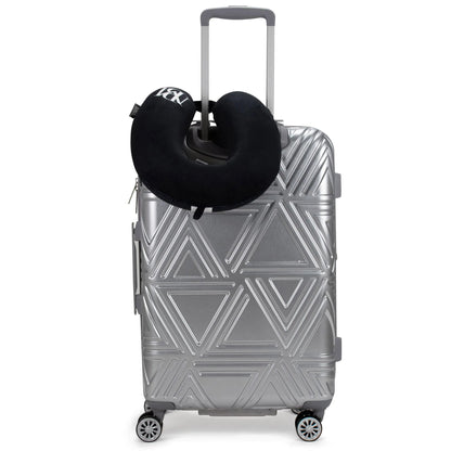 Badgley Mischka Memory Foam Travel Neck Pillow