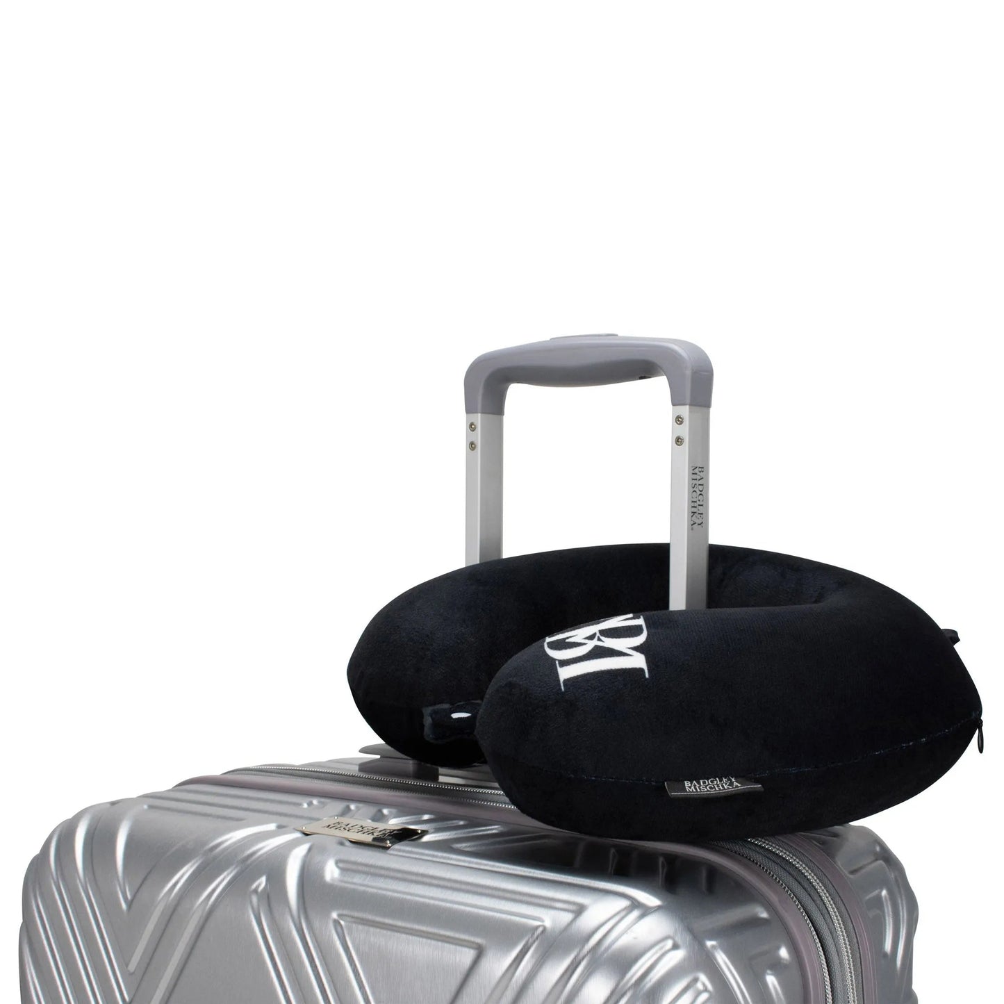 Badgley Mischka Memory Foam Travel Neck Pillow