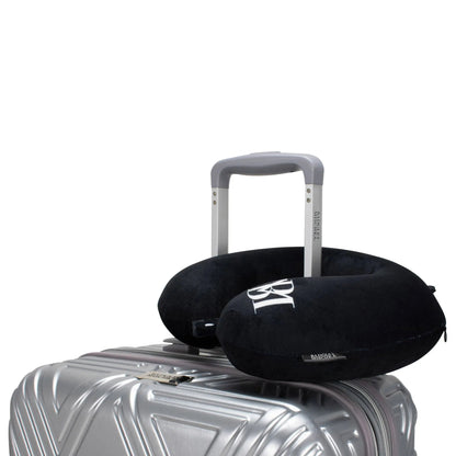 Badgley Mischka Memory Foam Travel Neck Pillow