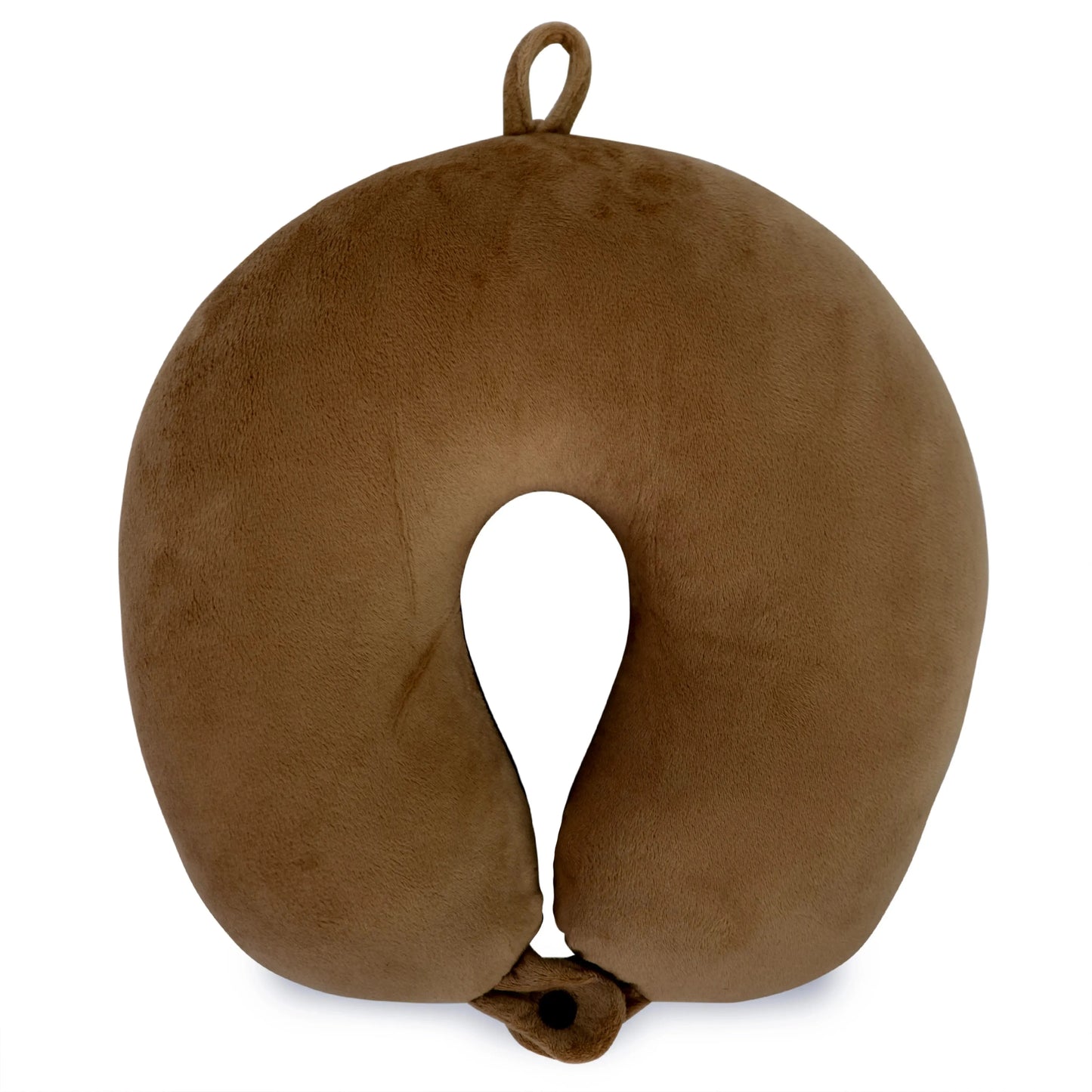 Miami Carry On Plush Microbeads Travel Neck Pillow
