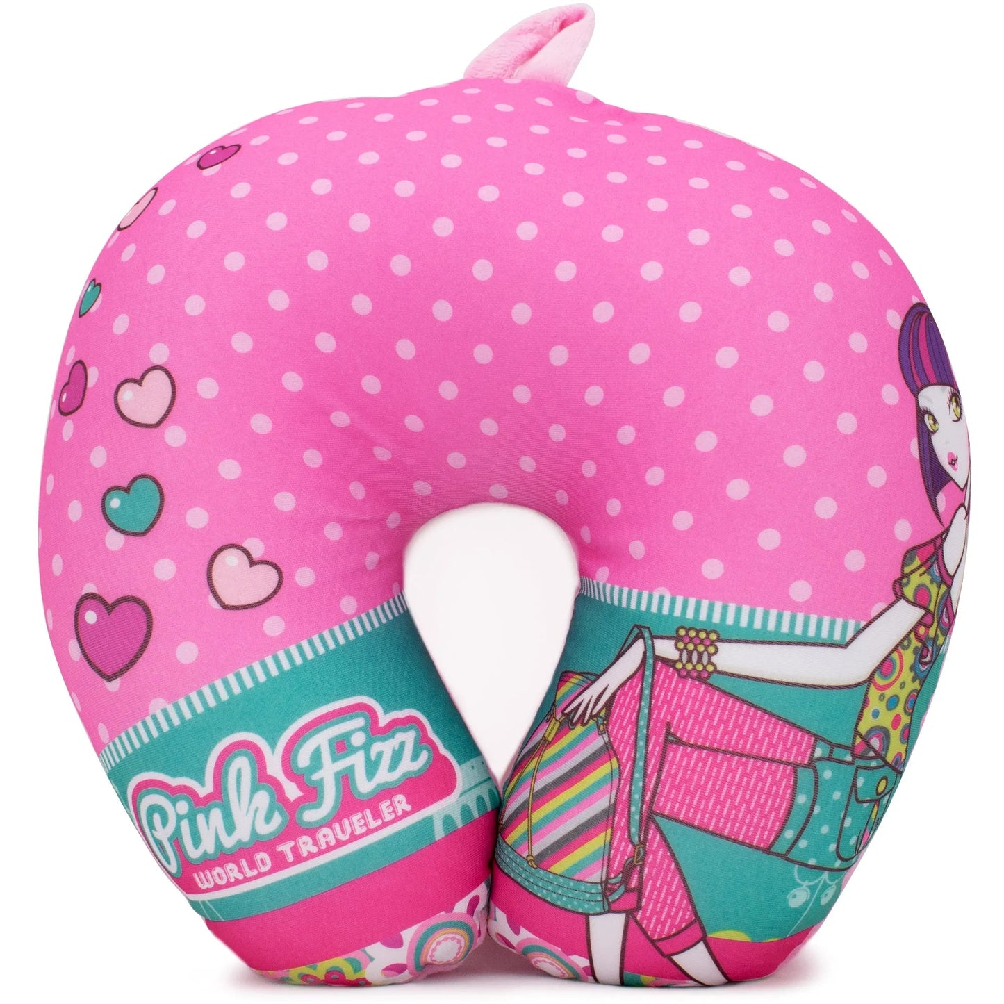 Travellty Microbeads Neck Pillow for Girls