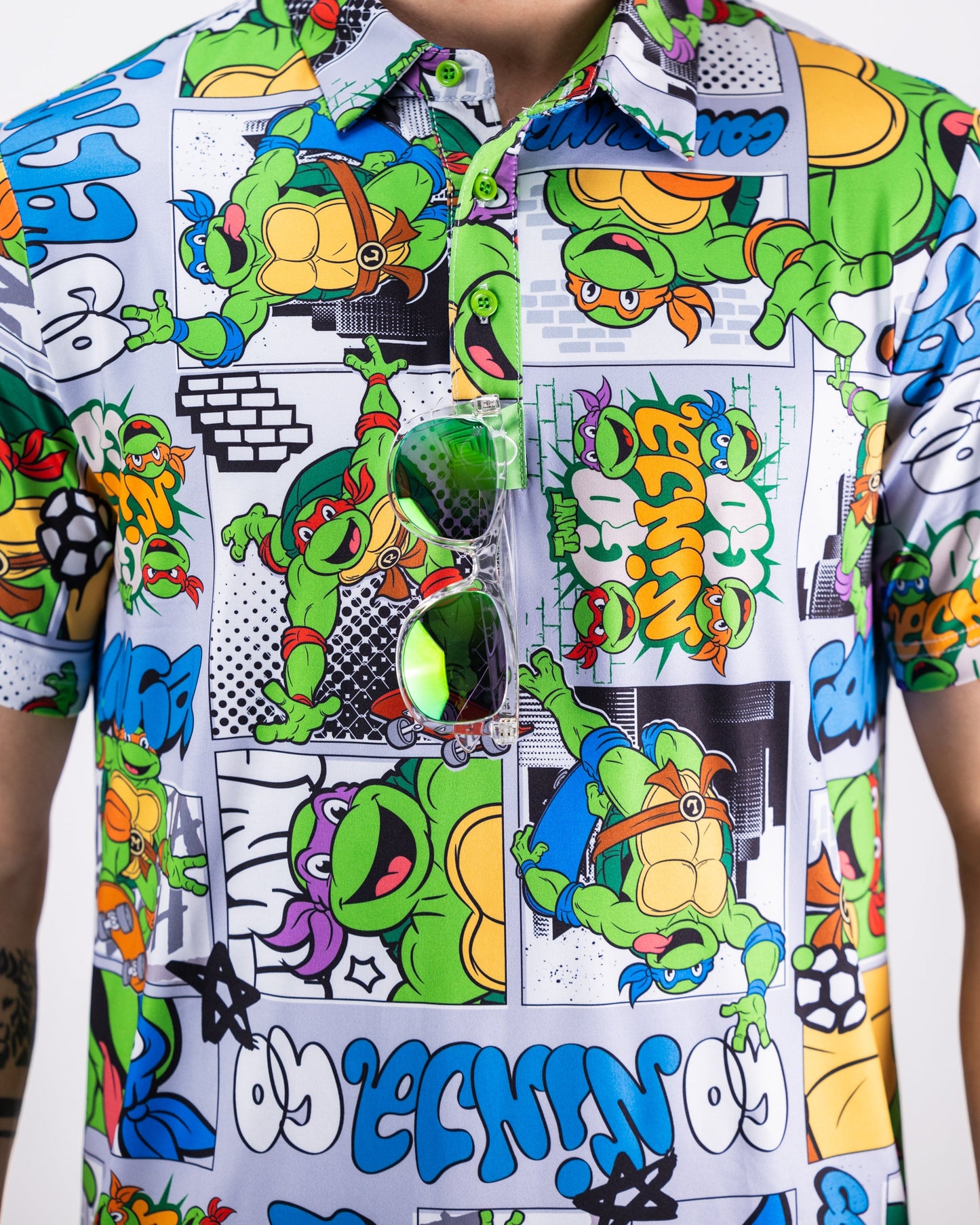 Pins and Aces TMNT - Comic Strip