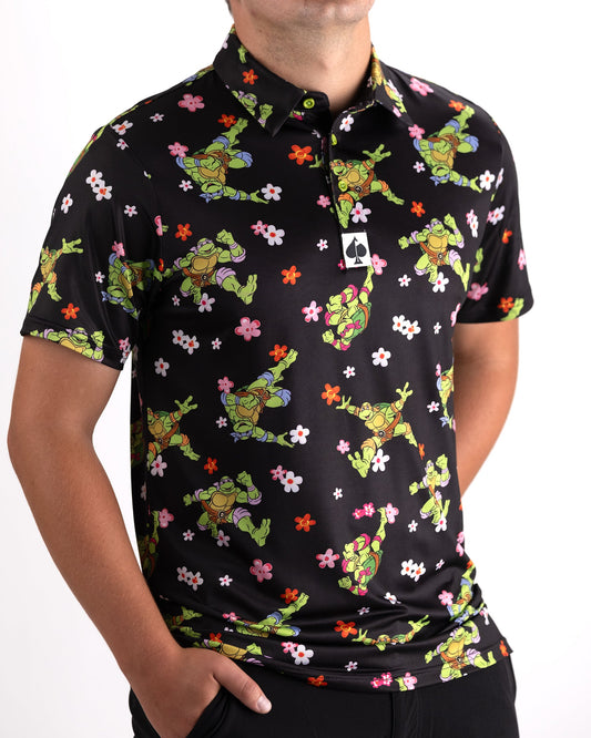 Pins and Aces TMNT - Turtle Flower Power