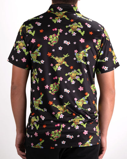 Pins and Aces TMNT - Turtle Flower Power