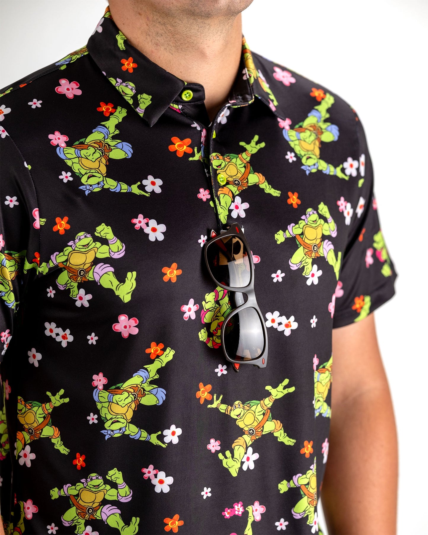 Pins and Aces TMNT - Turtle Flower Power