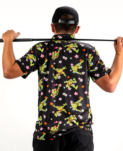 Pins and Aces TMNT - Turtle Flower Power
