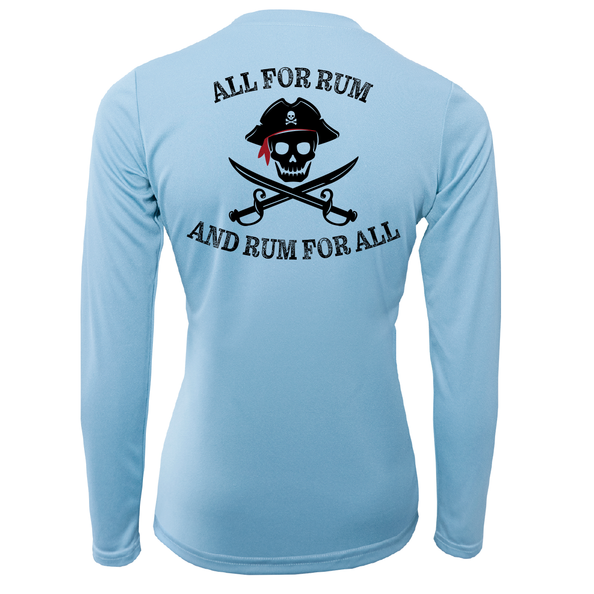 Saltwater Born Florida Freshwater Born "All For Rum and Rum For All" Women's Long Sleeve UPF 50+ Dry-Fit Shirt