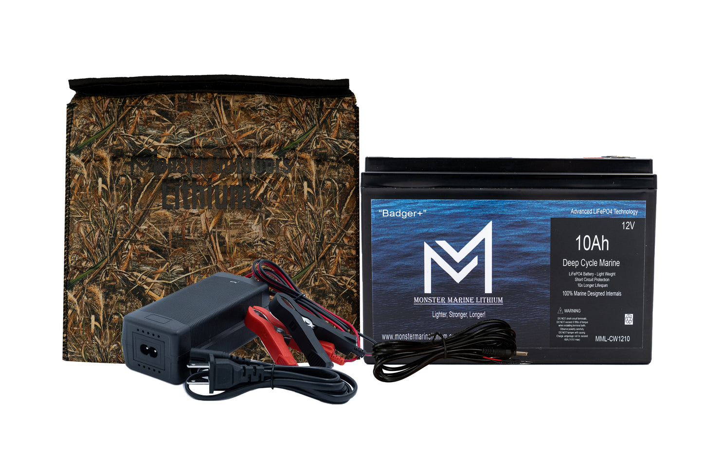 Monster Marine Lithium Trail Cam External Battery Pack 12v 10ah