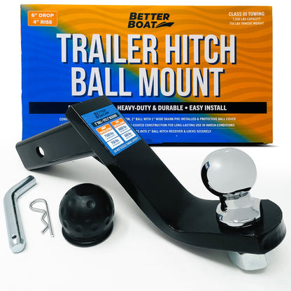 Better Boat - Trailer Hitch Ball Mount 2"