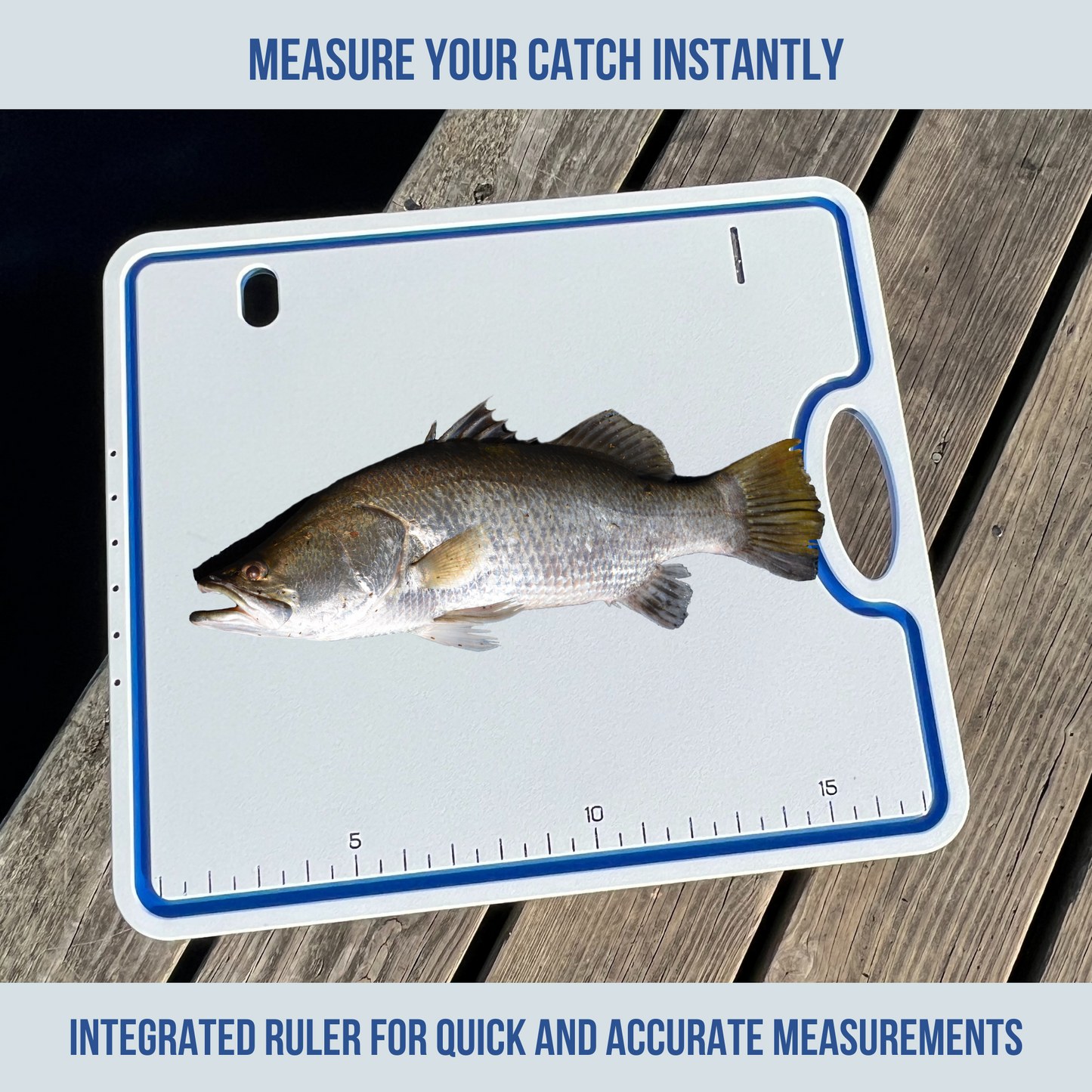 TRAPSKI Premium Bucket or Cooler Fishing Cutting Board