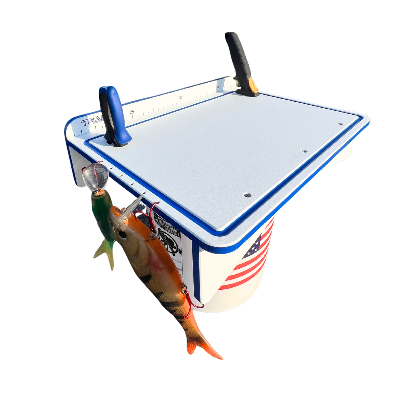 TRAPSKI Premium Single Bucket Raised 18" Fillet Table and Cutting Board