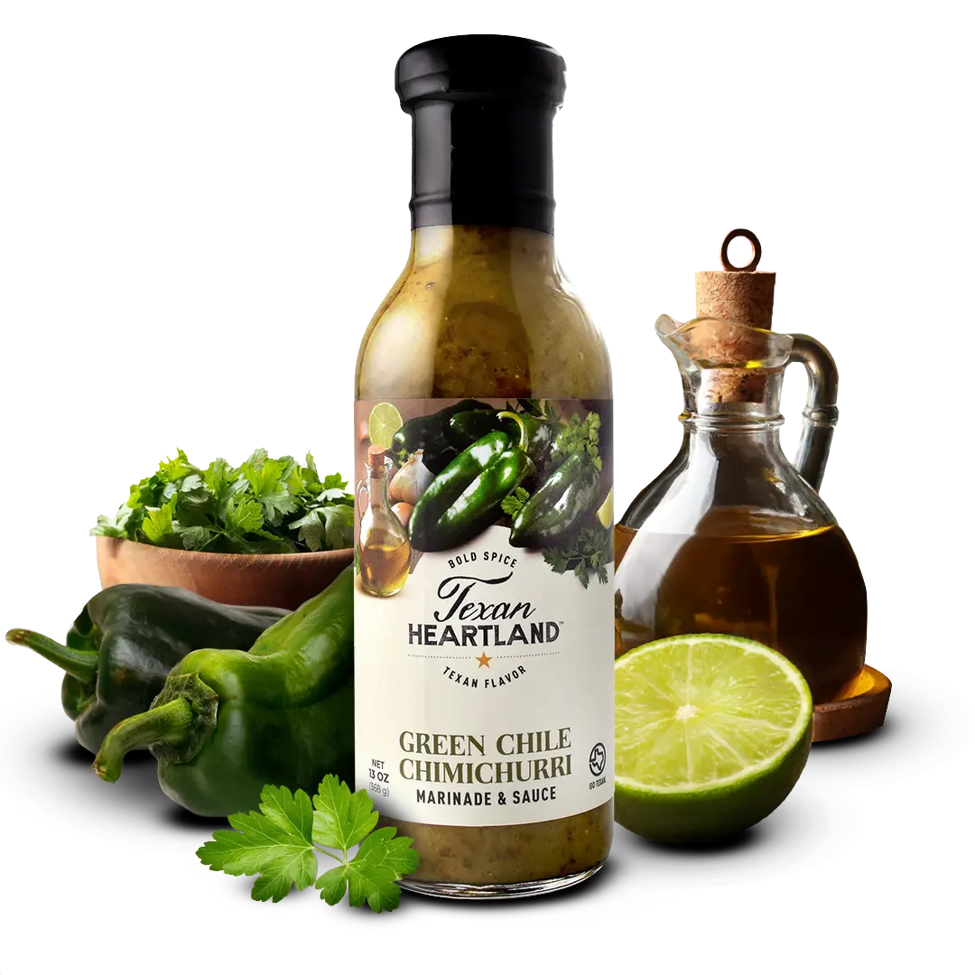 Texan Heartland Green Chile Chimichurri Marinade & Sauce