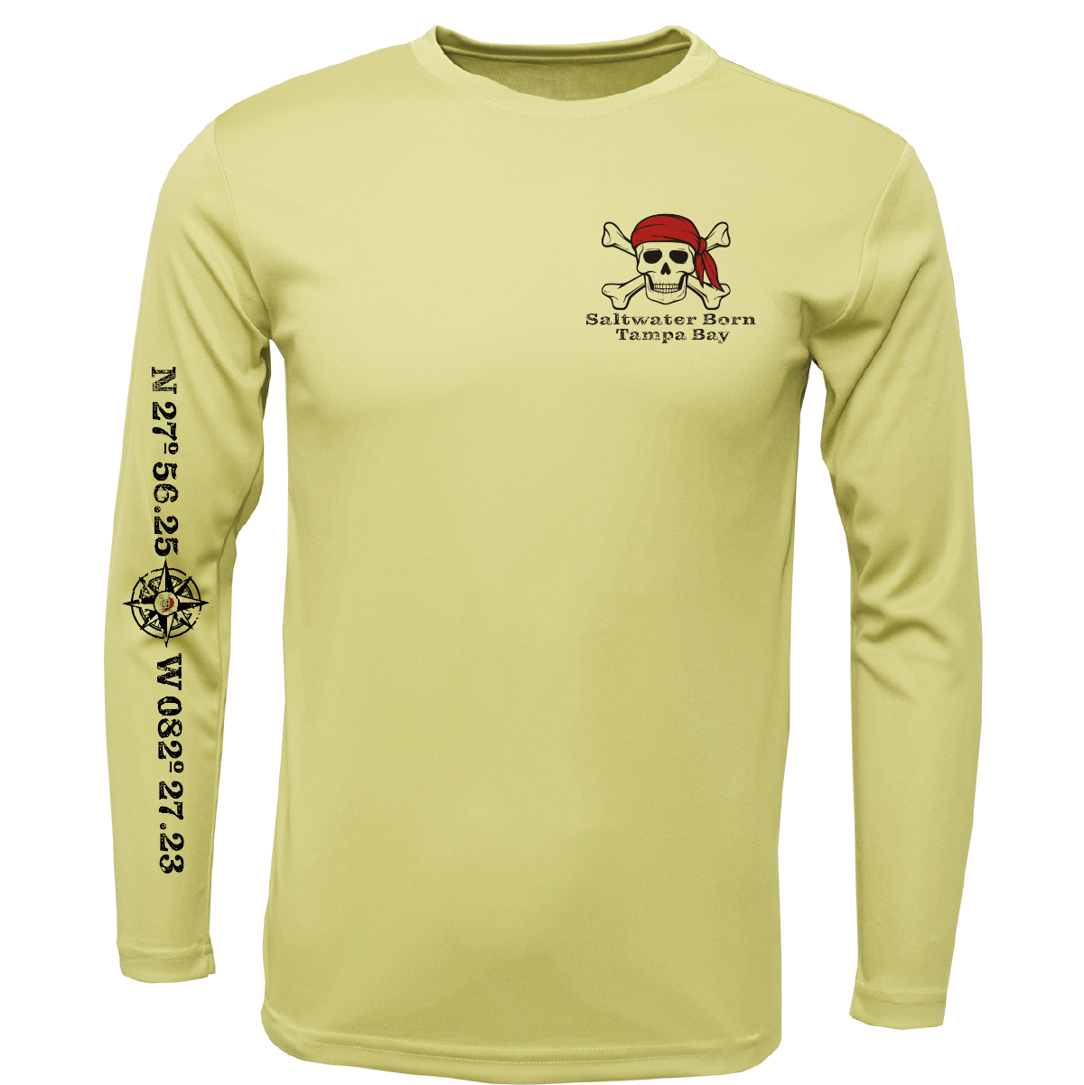 Tampa Bay Blackbeard Long Sleeve UPF 50+ Dry-Fit Shirt