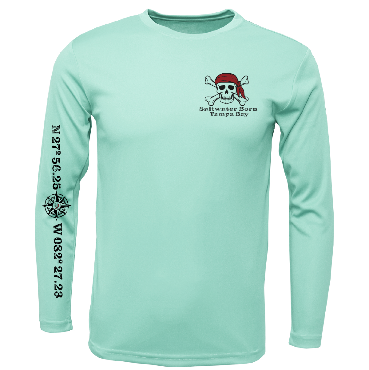 Tampa Bay Blackbeard Long Sleeve UPF 50+ Dry-Fit Shirt