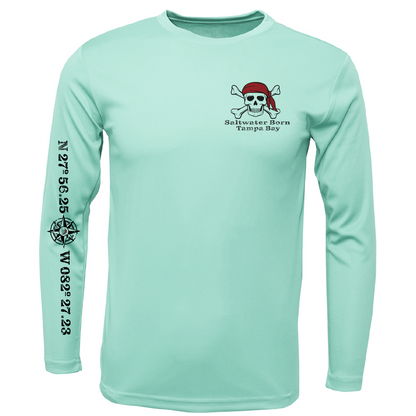 Tampa Bay Blackbeard Long Sleeve UPF 50+ Dry-Fit Shirt