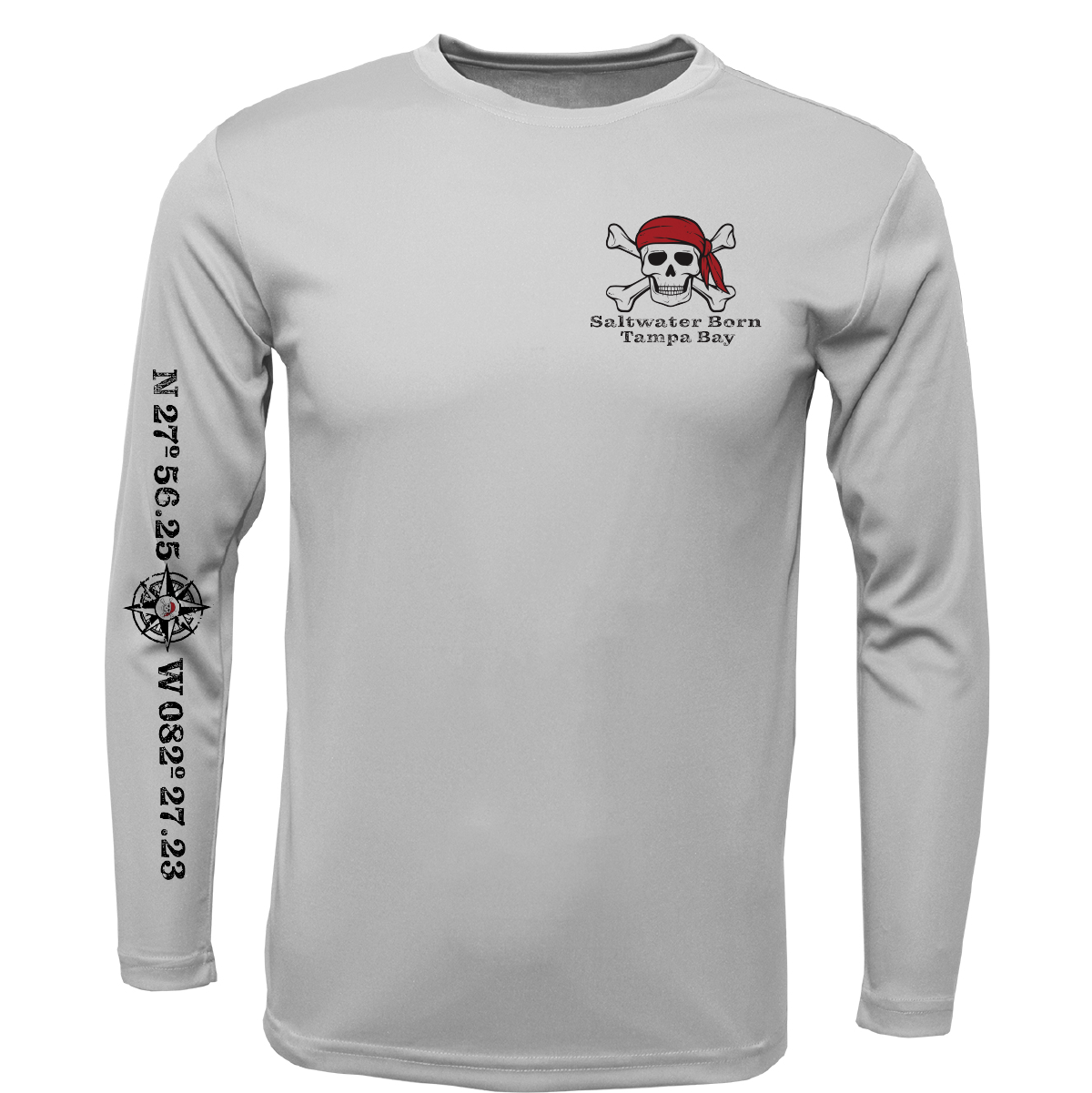 Tampa Bay Blackbeard Long Sleeve UPF 50+ Dry-Fit Shirt