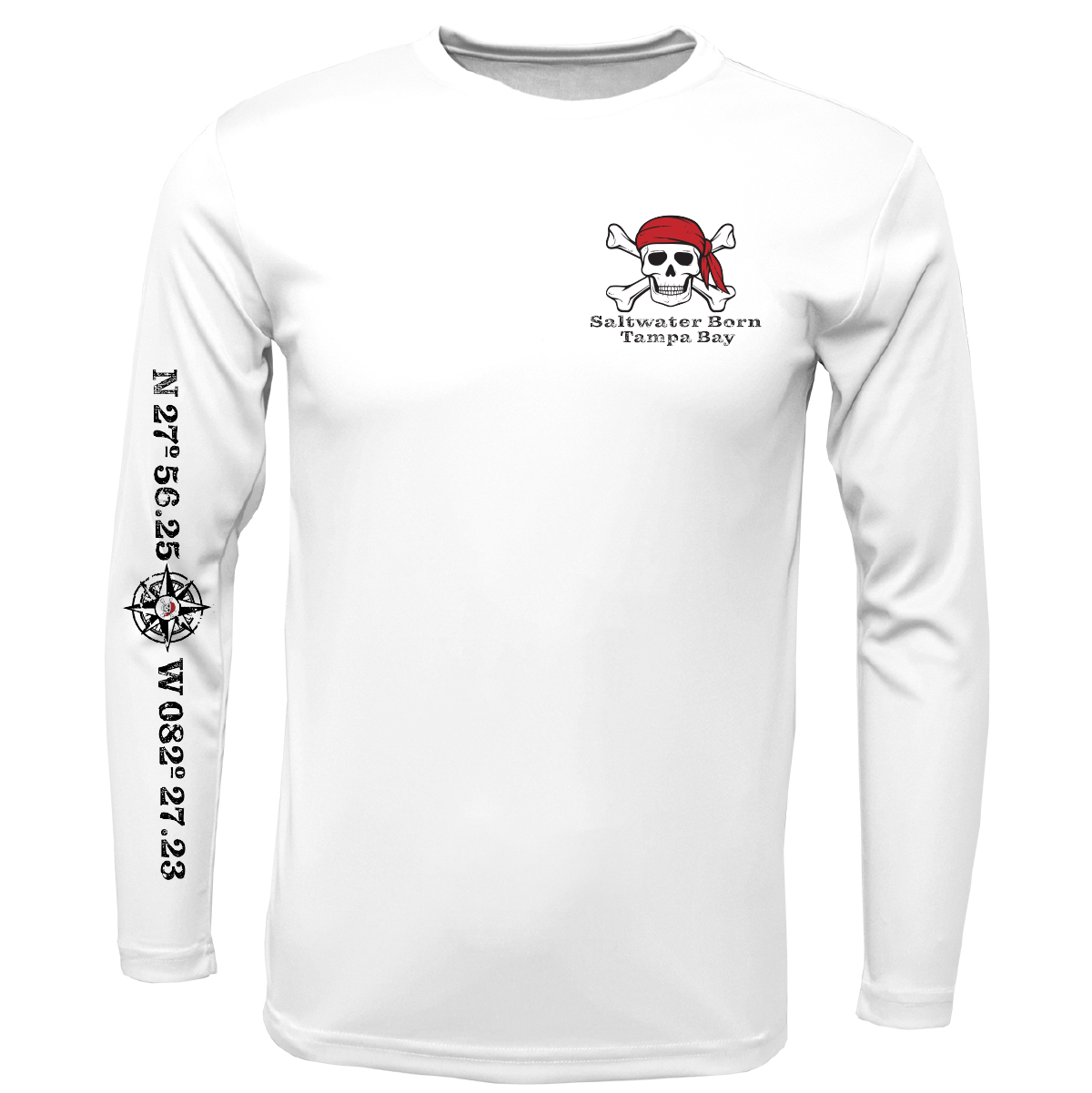Tampa Bay Blackbeard Long Sleeve UPF 50+ Dry-Fit Shirt