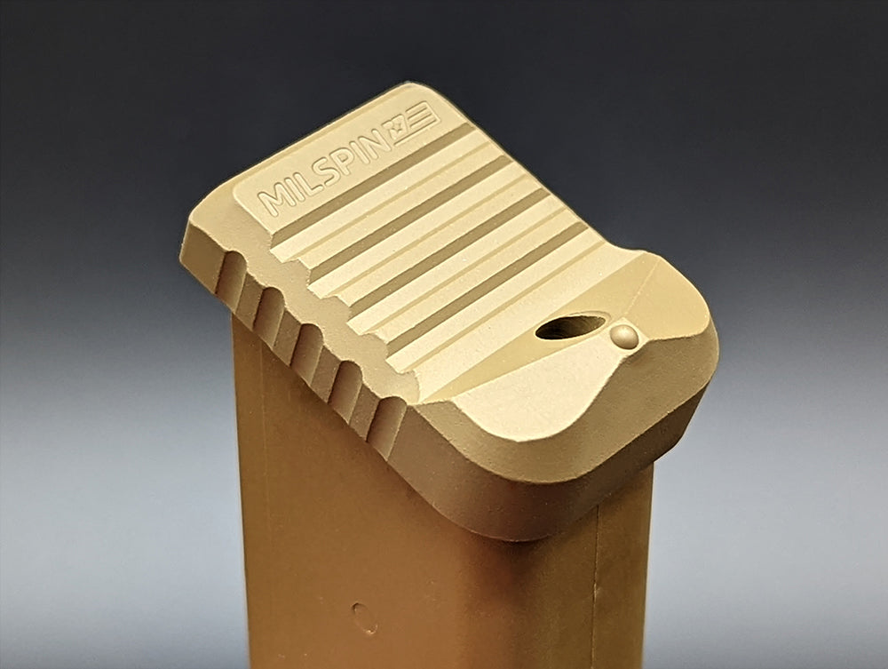 MILSPIN Magazine Base Plate Window Breaker (Patent Pending)