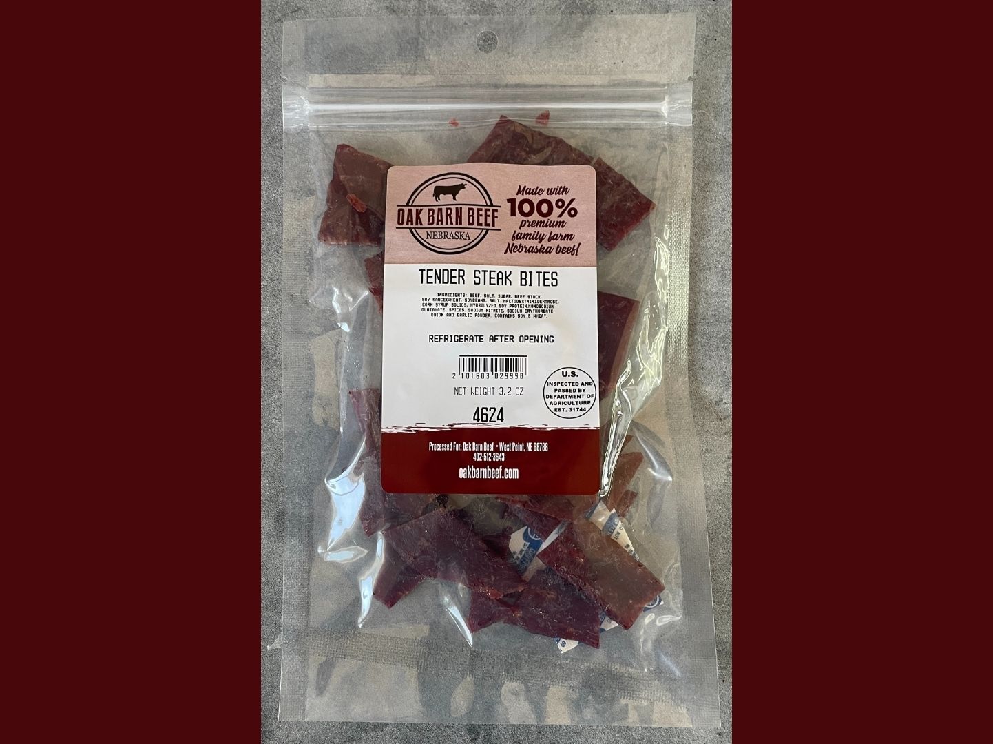 Oak Barn Beef - Tender Steak Bites from our Nebraska, Family Farm