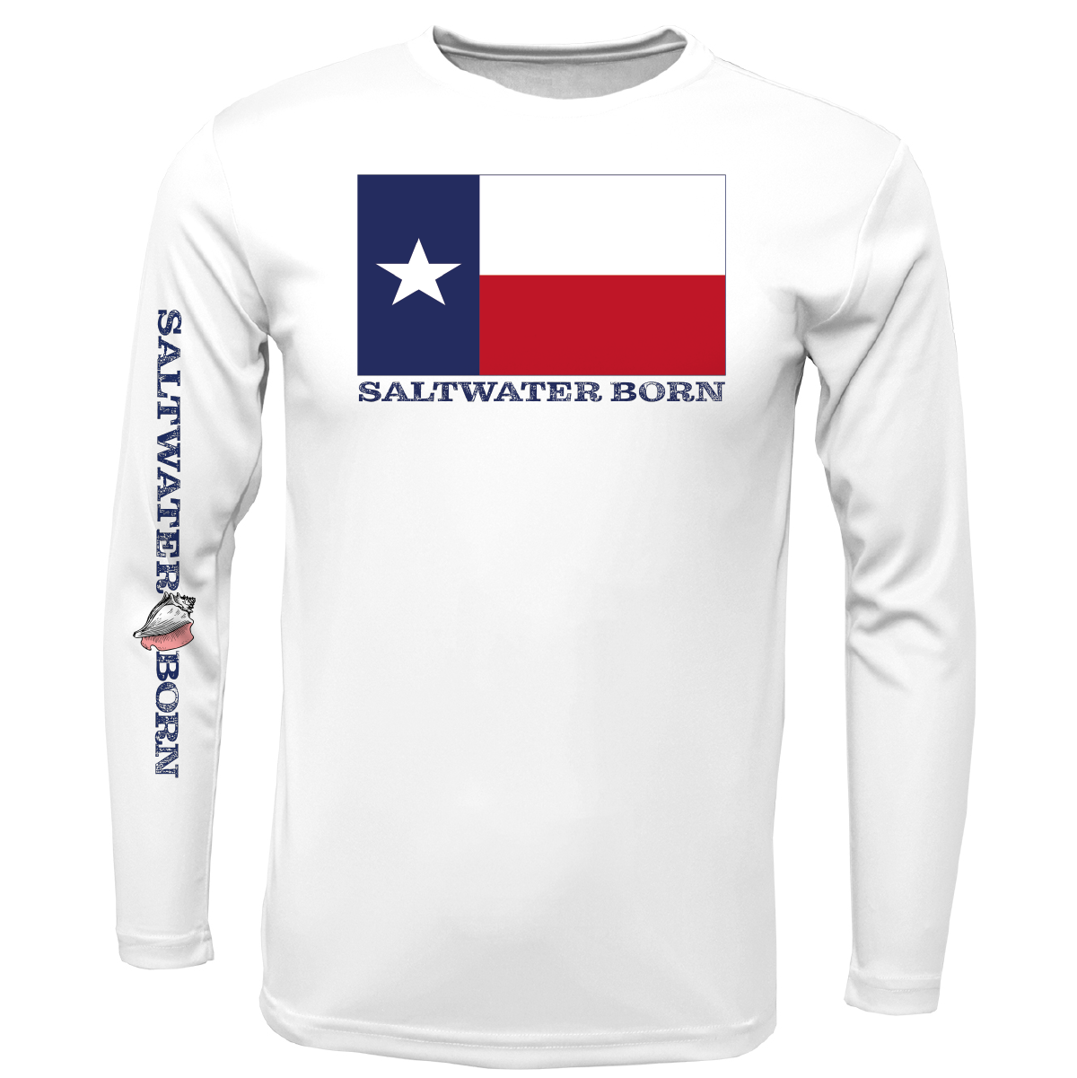 Texas Flag Long Sleeve UPF 50+ Dry-Fit Shirt