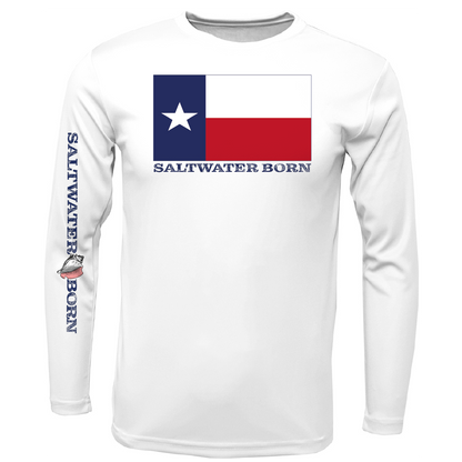 Texas Flag Long Sleeve UPF 50+ Dry-Fit Shirt