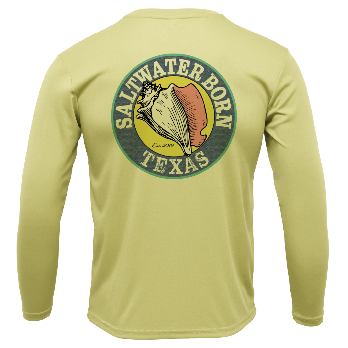 Texas Flag Long Sleeve UPF 50+ Dry-Fit Shirt