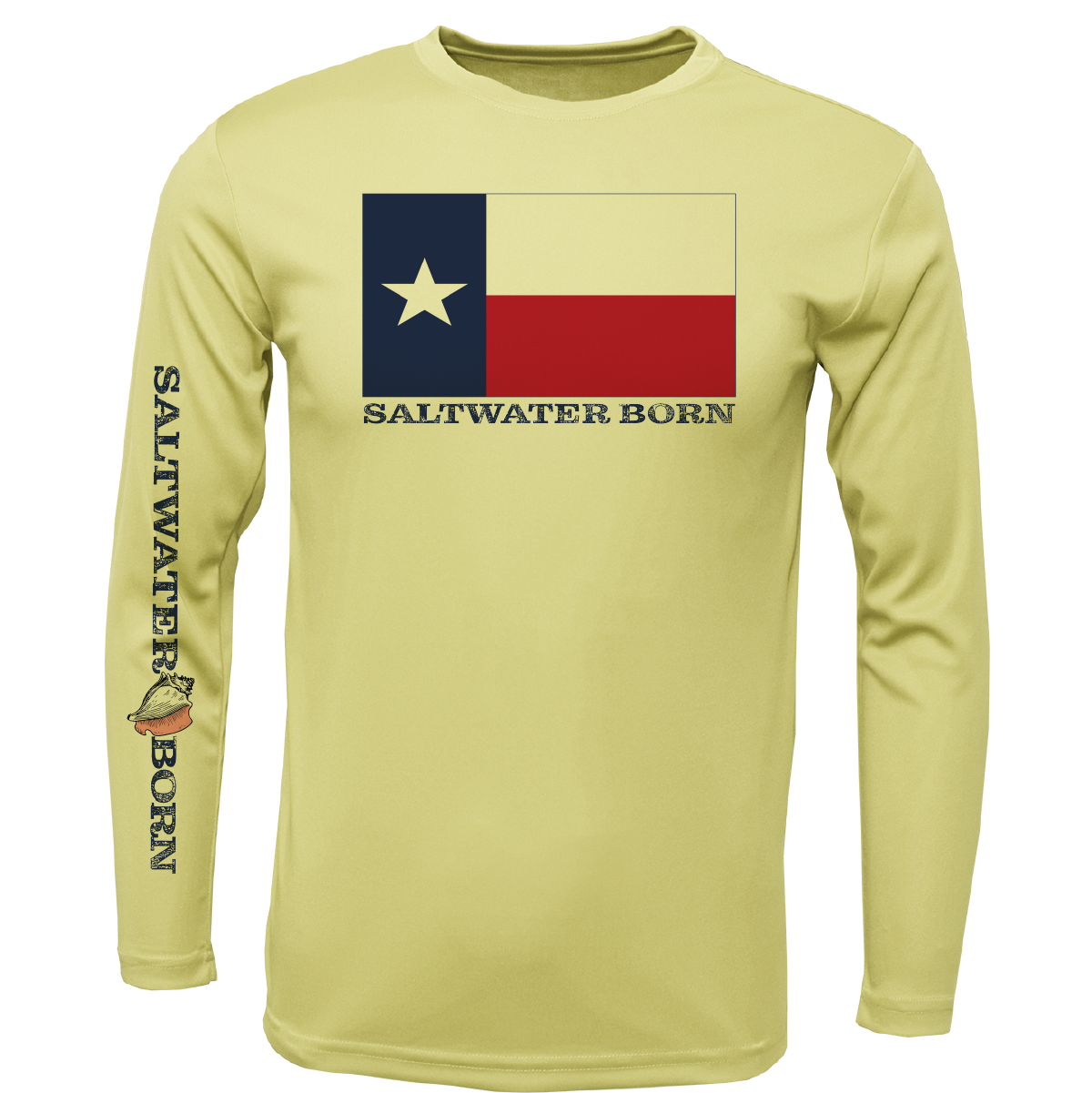 Texas Flag Long Sleeve UPF 50+ Dry-Fit Shirt