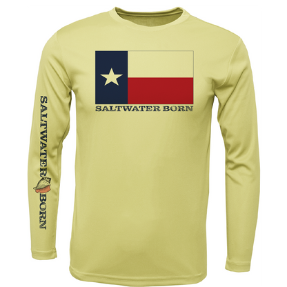 Texas Flag Long Sleeve UPF 50+ Dry-Fit Shirt