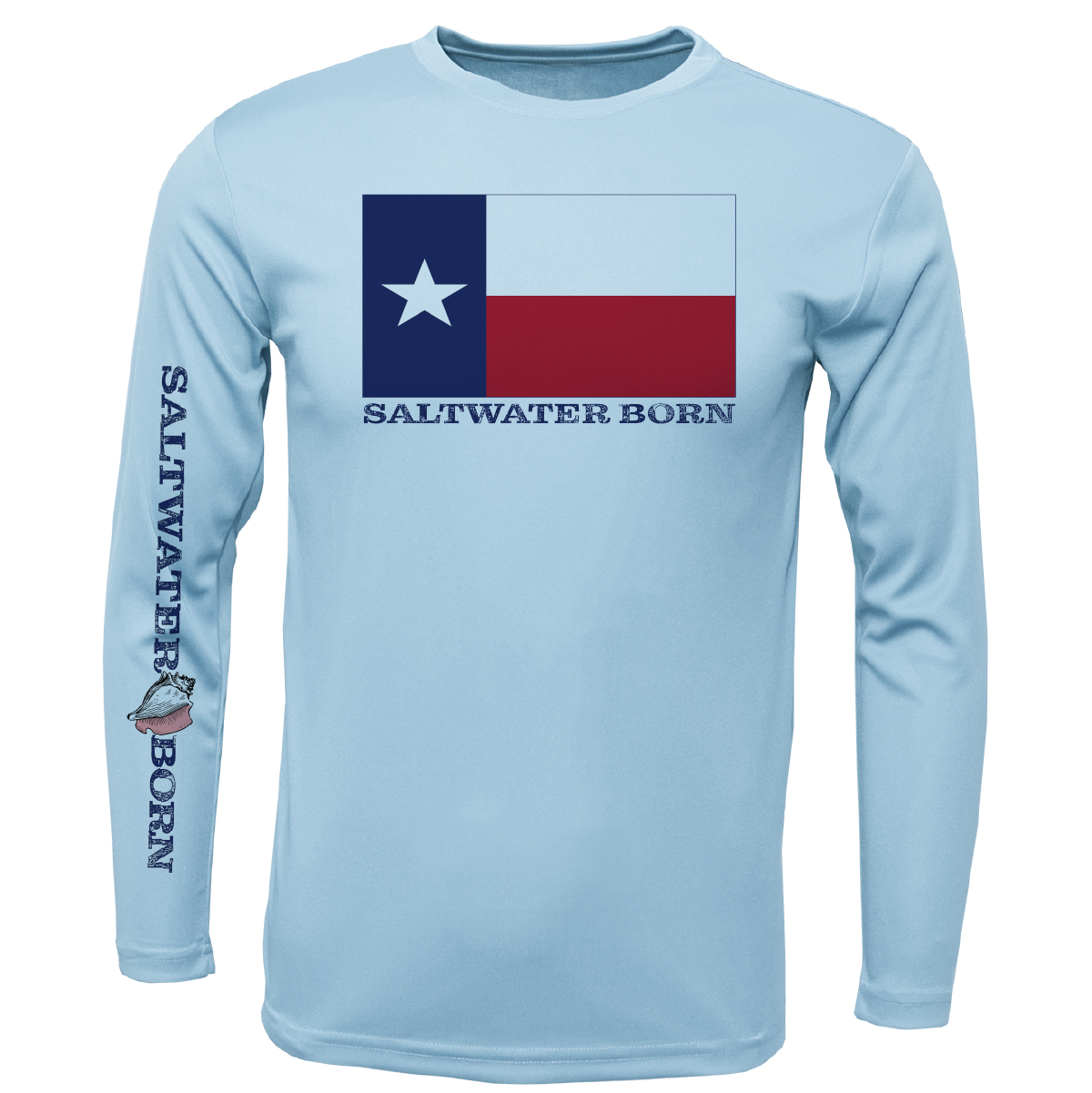 Texas Flag Long Sleeve UPF 50+ Dry-Fit Shirt