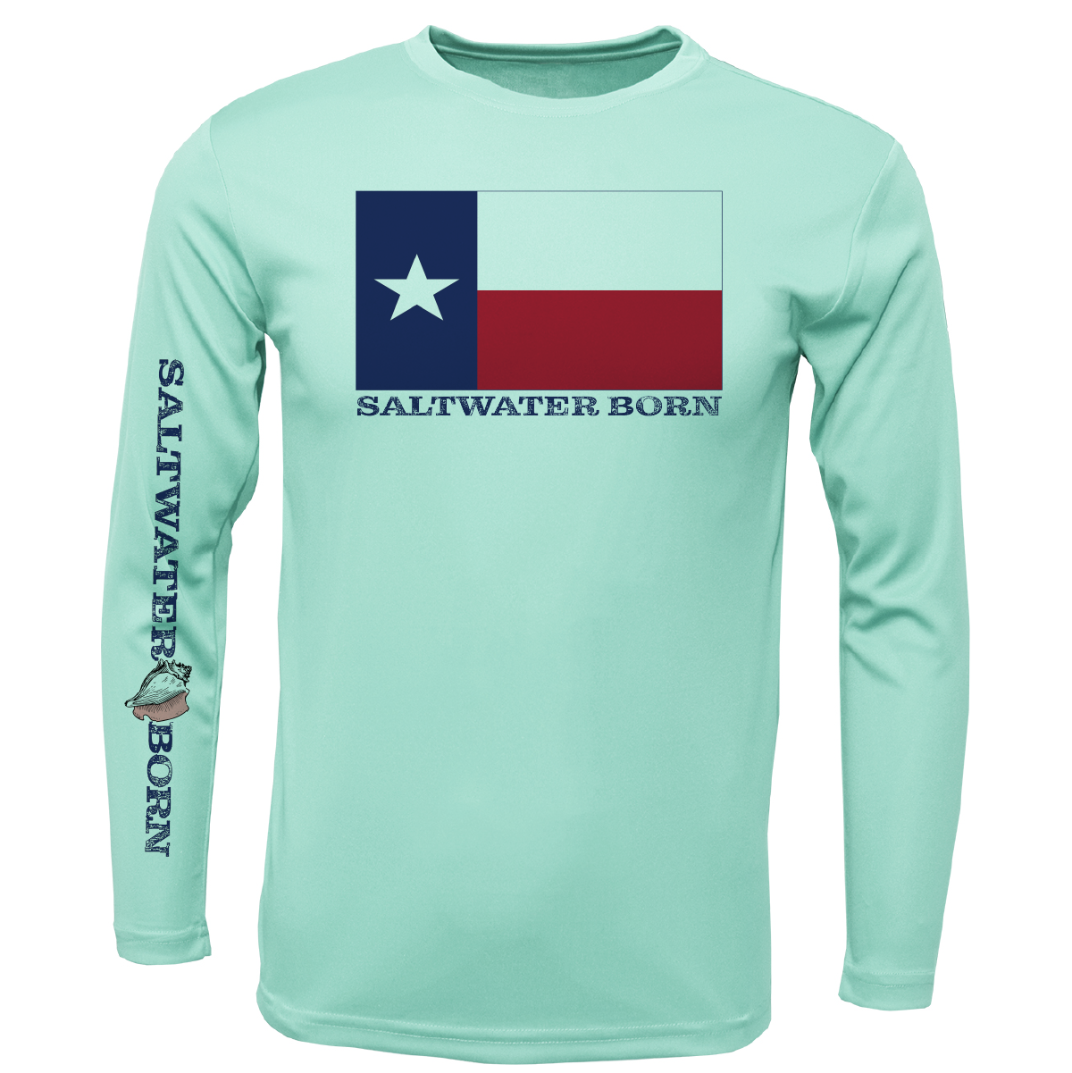 Texas Flag Long Sleeve UPF 50+ Dry-Fit Shirt