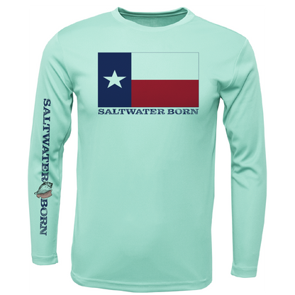 Texas Flag Long Sleeve UPF 50+ Dry-Fit Shirt