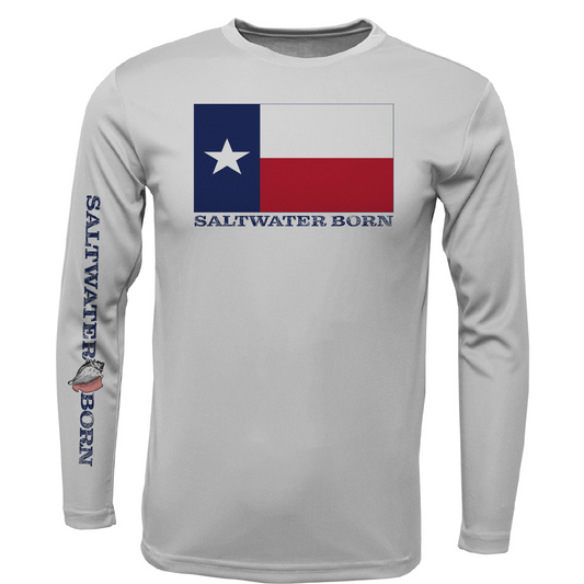 Texas Flag Long Sleeve UPF 50+ Dry-Fit Shirt