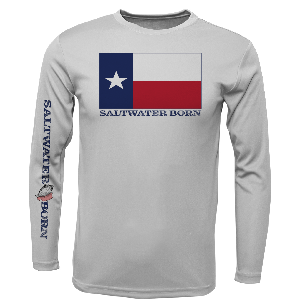 Texas Flag Long Sleeve UPF 50+ Dry-Fit Shirt