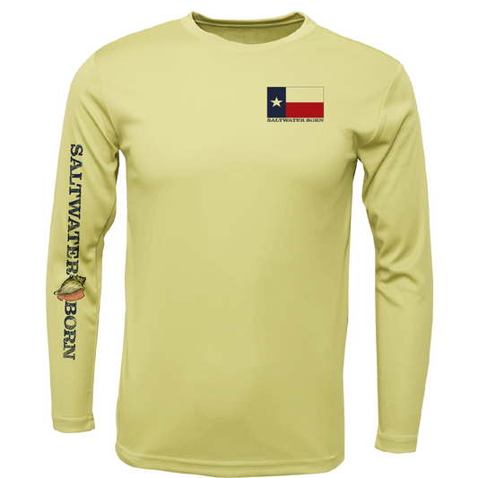 Texas Redfish Long Sleeve UPF 50+ Dry-Fit Shirt