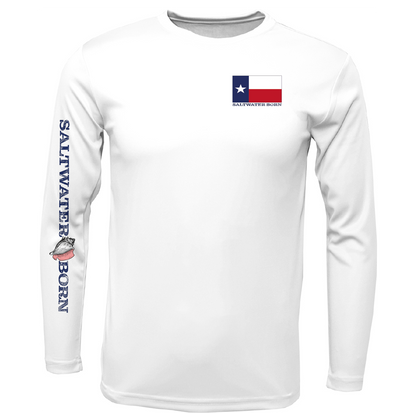 Texas Redfish Long Sleeve UPF 50+ Dry-Fit Shirt