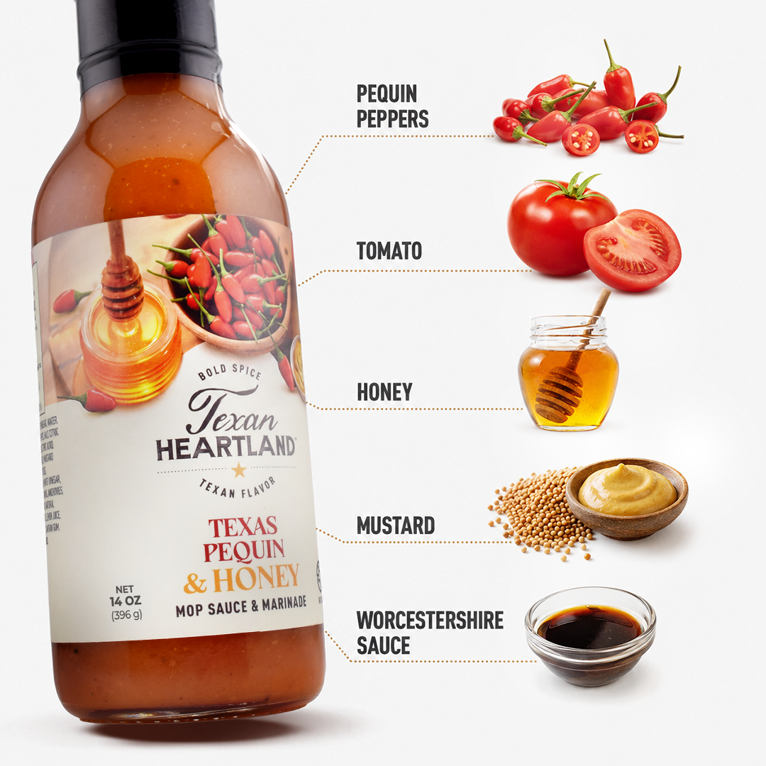 Texas Pequin & Honey Mop Sauce & Marinade