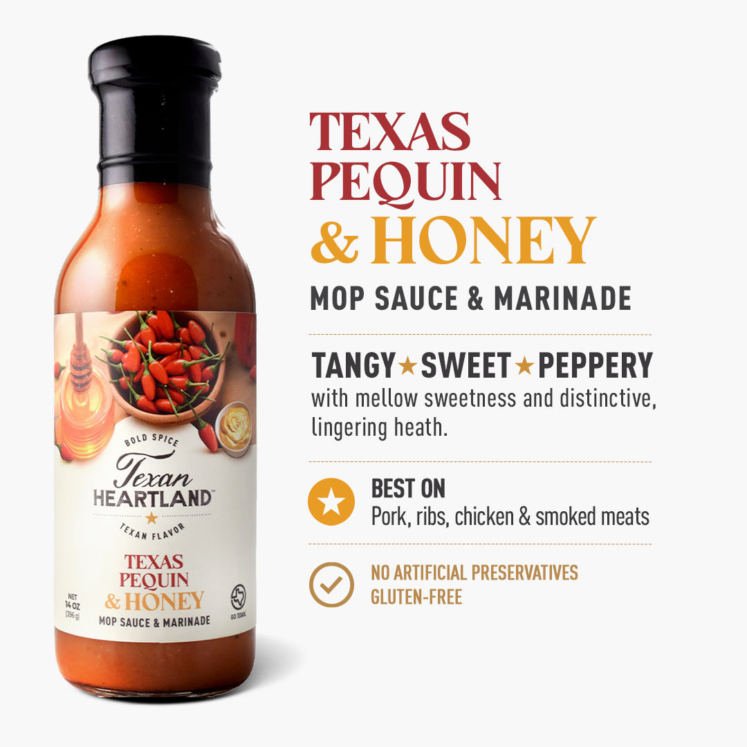 Texas Pequin & Honey Mop Sauce & Marinade