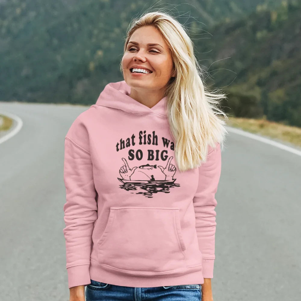 Outdoorzees That Fish Was So Big Unisex Hoodie
