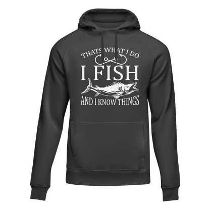 Outdoorzees I Fish And Know Things Unisex Hoodie