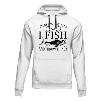 Outdoorzees I Fish And Know Things Unisex Hoodie