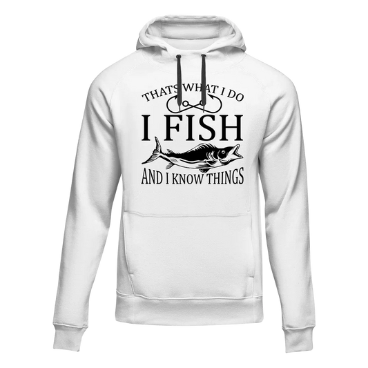 Outdoorzees I Fish And Know Things Unisex Hoodie