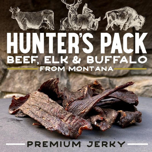 M&S Meats Montana The Hunter’s Pack- Elk, Buffalo and Beef Jerky