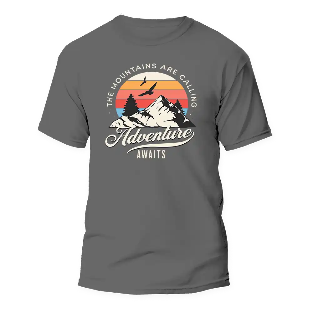 Outdoorzees The Mountains Are Calling Man T-Shirt